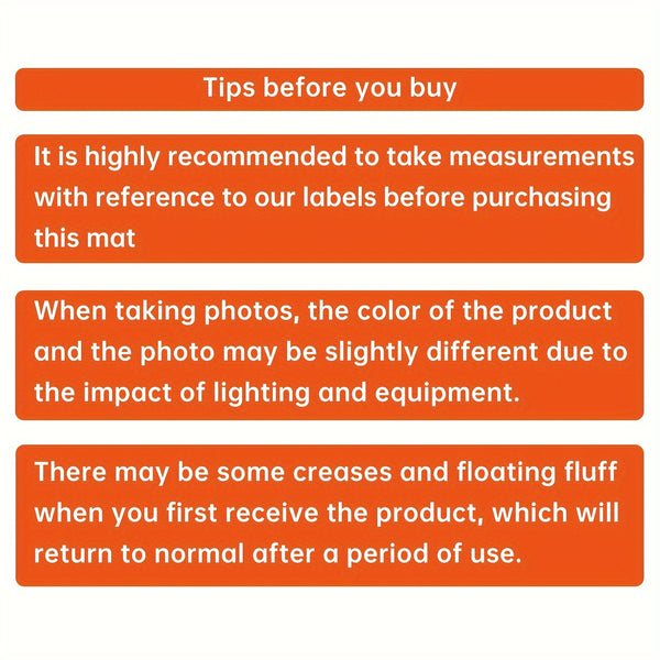 -1 Soft, Non-Slip Area Mat with \