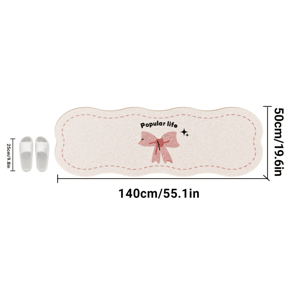 -1 Soft, Non-Slip Area Mat with \